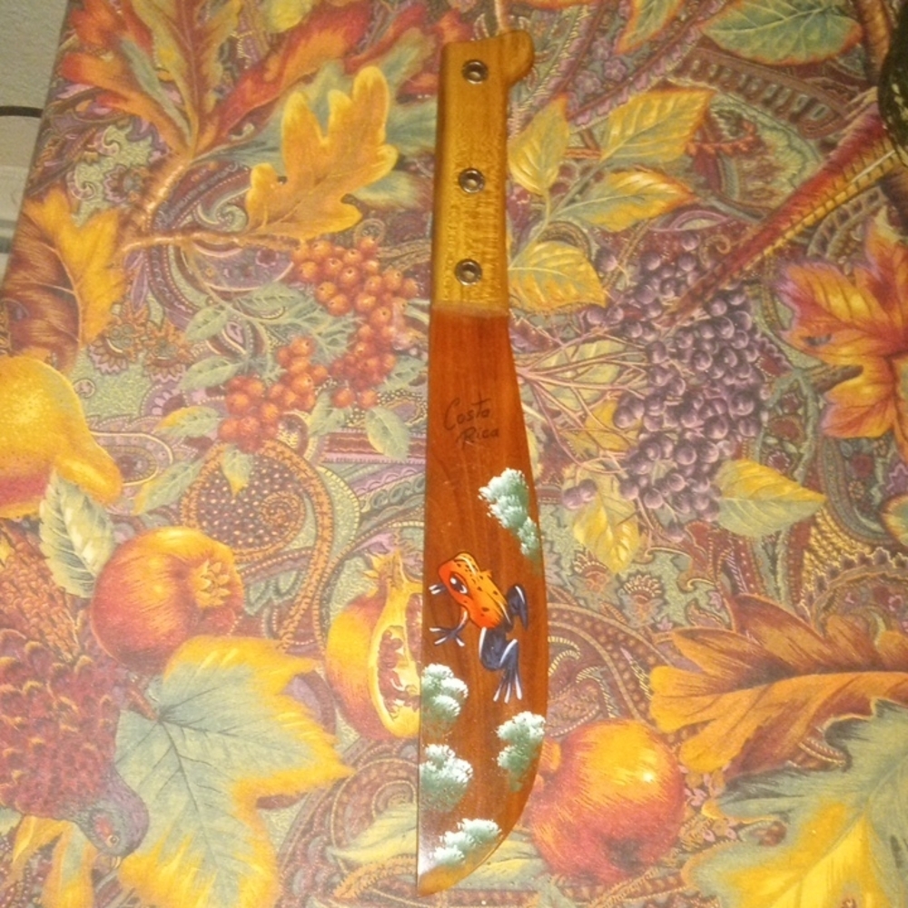 Handcrafted Costa Rica Wooden Machete